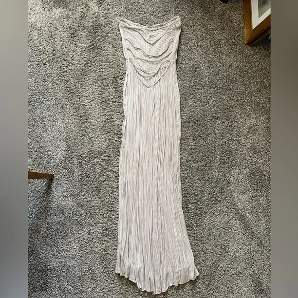 Elan Strapless Open Back Boho Dress - Picture 2 of 3